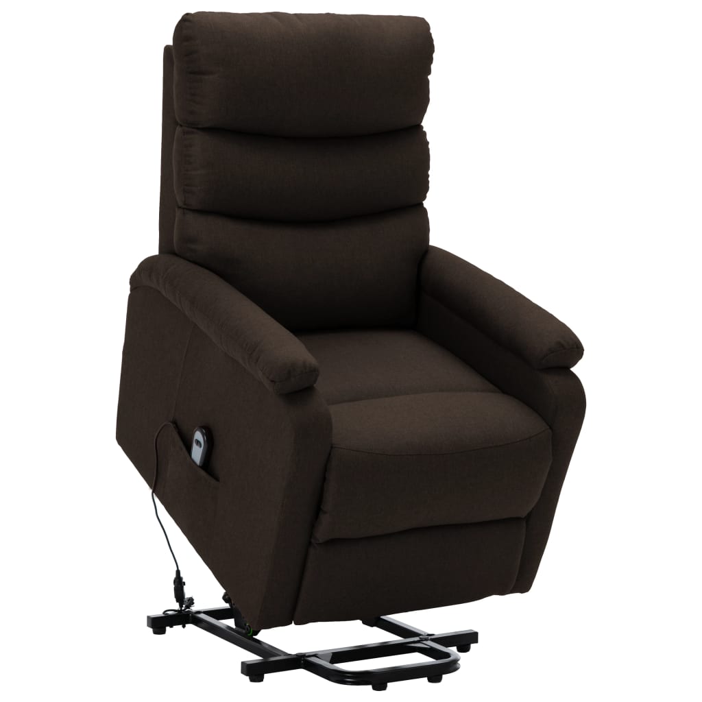 vidaXL Recliner Electric Power Lift Recliner Chair for Home Theater Fabric-2
