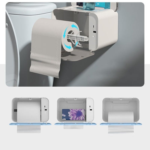 Intelligent Induction Paper Rack Bathroom Automatic Induction Output